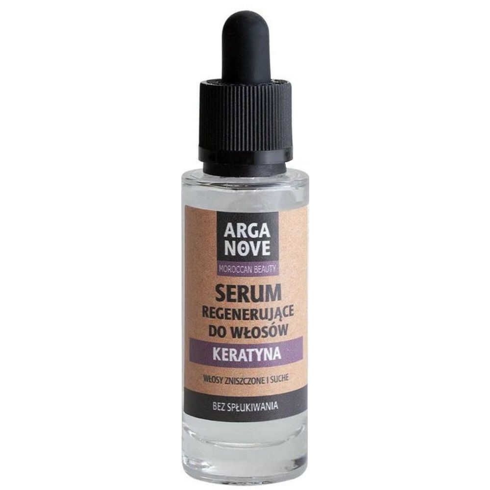 Serum Regenerujące do Włosów z Keratyną Bez Spłukiwania 30 ml - Arganove