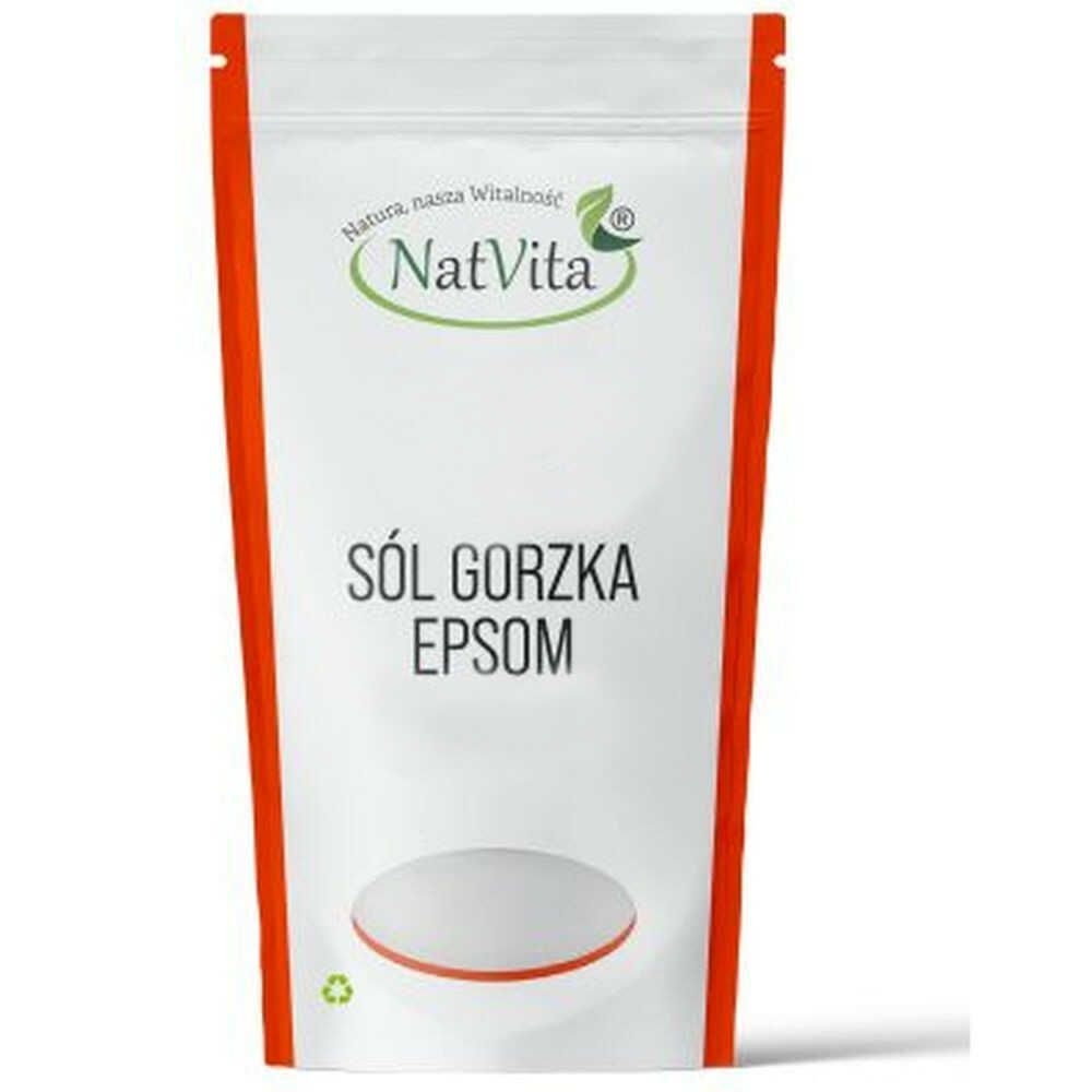 Siarczan Magnezu Siedmiowodny Sól Gorzka EPSOM 1 kg - Natvita