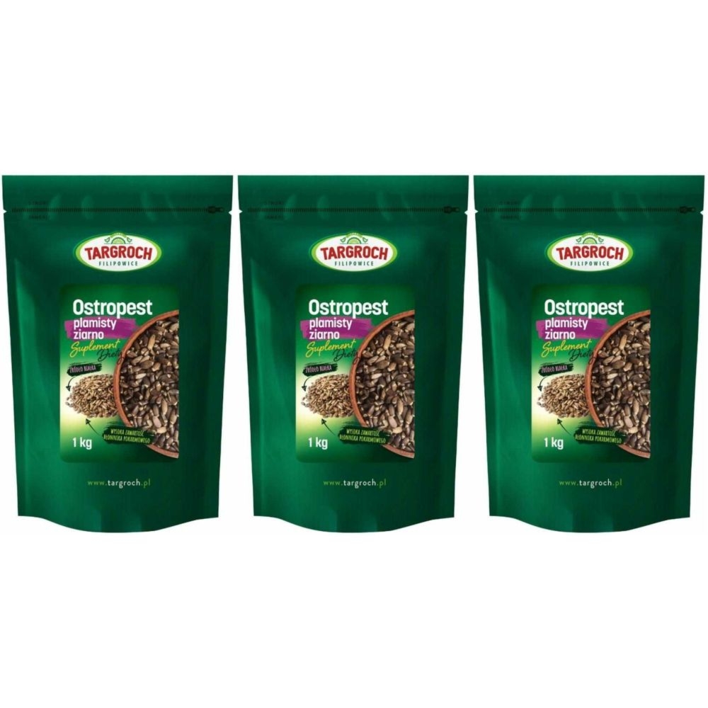 3 x Ostropest Plamisty Ziarno - 1 kg - Targroch