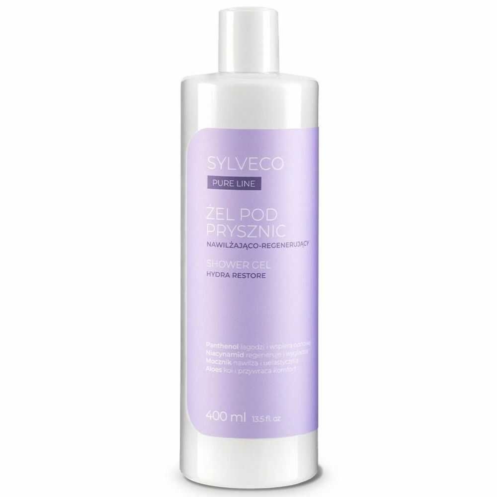 Żel Pod Prysznic Nawilżająco- Regenerujący 400 ml - SYLVECO PURE LINE
