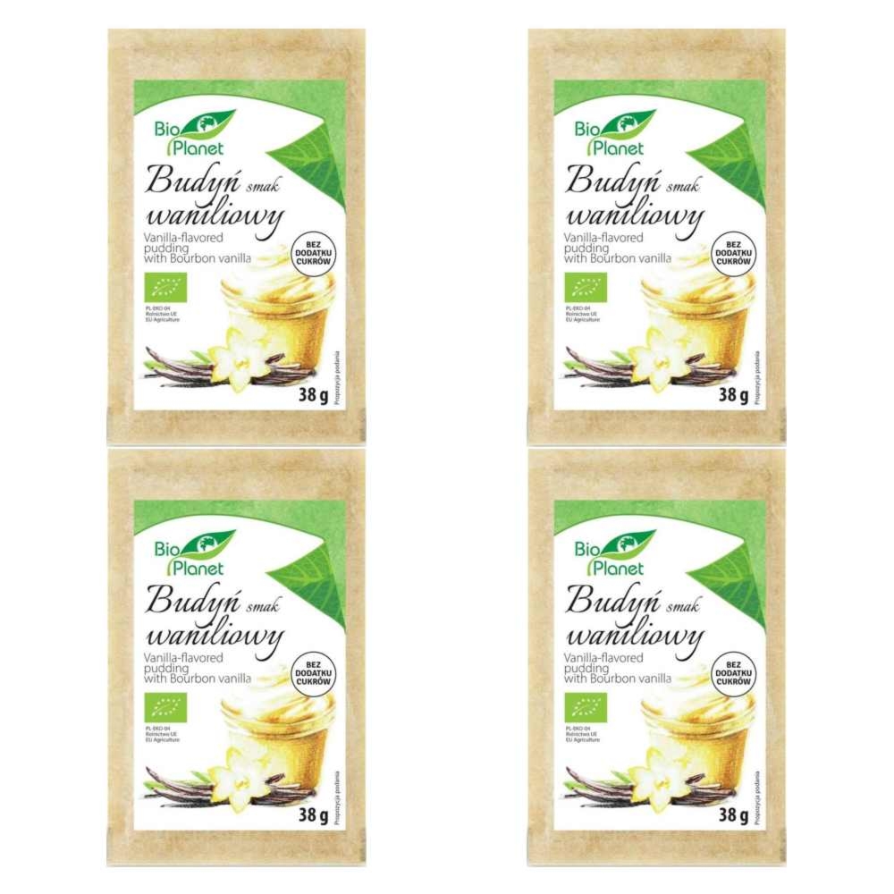 4 x Budyń o Smaku Waniliowym Bio 38 g - Bio Planet