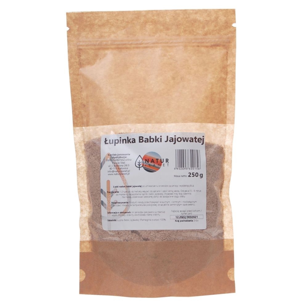 Łupinka Babki Jajowatej 250 g - Natur Planet