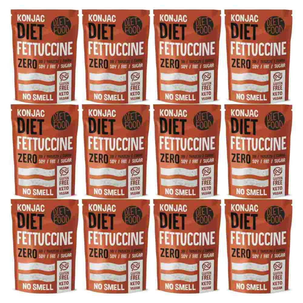 12 x Makaron Konjac Fettuccine 200 g - Diet Food