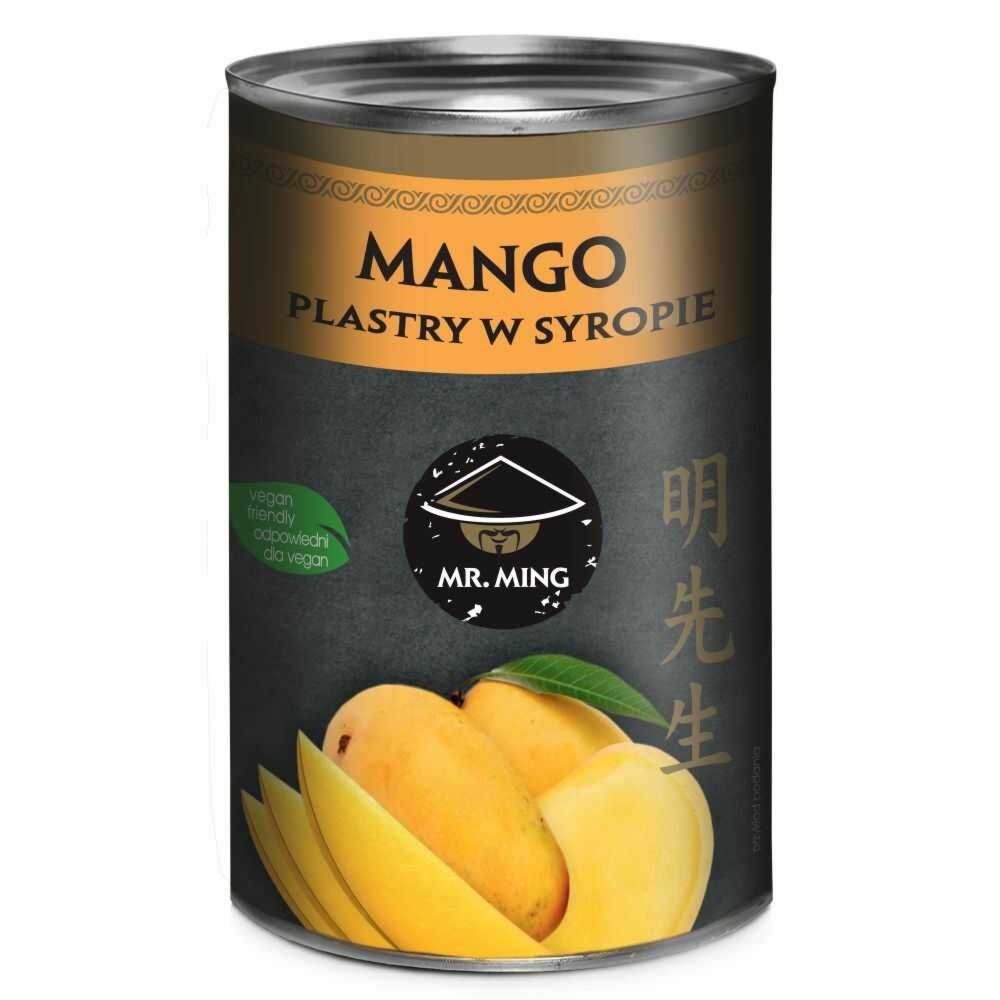 Mango Plastry w Syropie 425 g (235 g) - Mr. Ming
