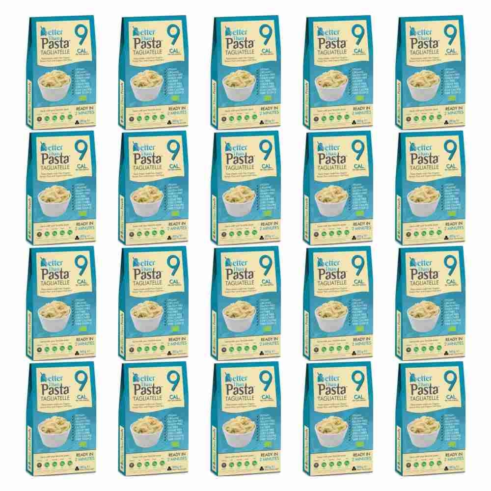 Zestaw 20 x Makaron Konjac Tagliatelle Bezglutenowy Bio 385 g Better Than Foods
