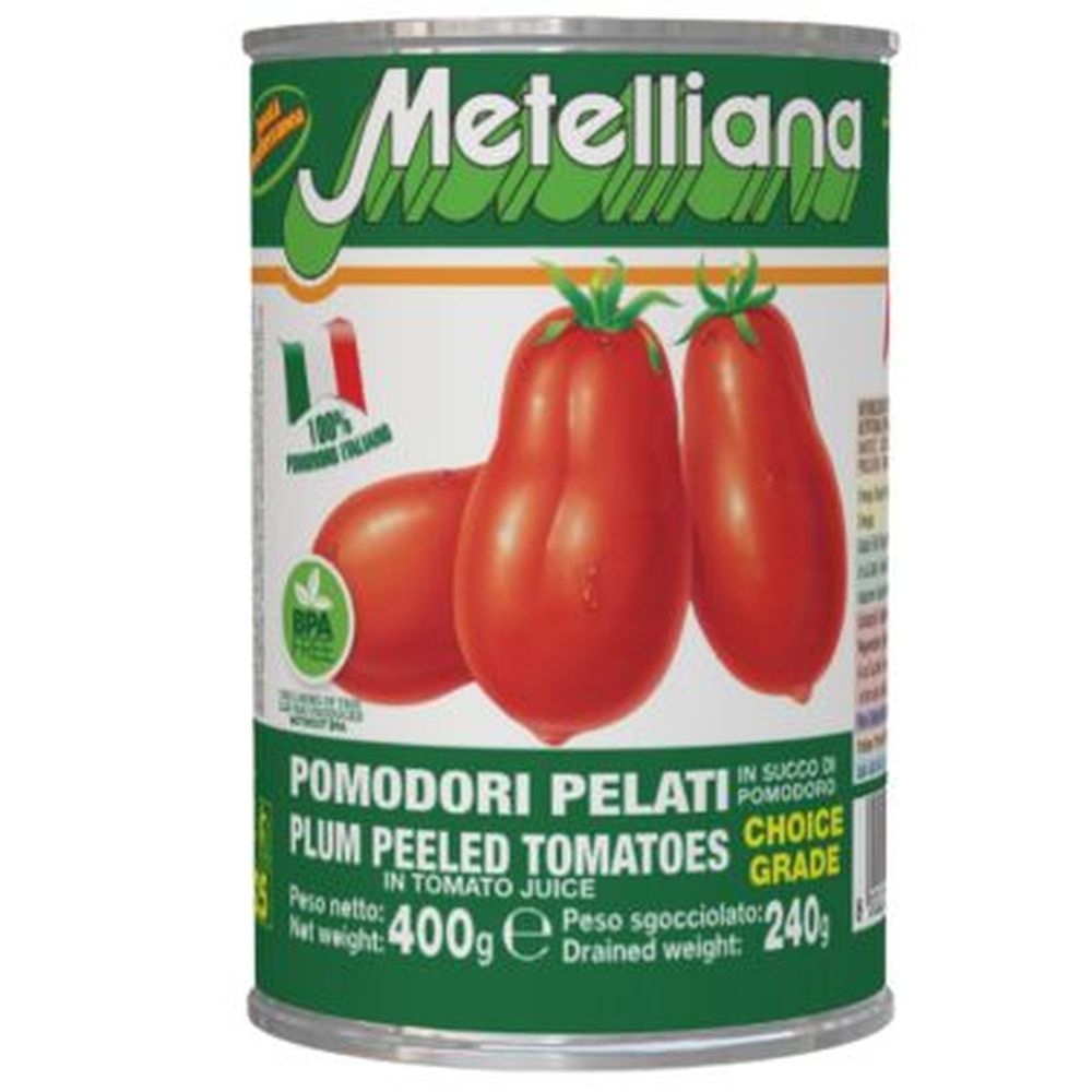 Włoskie Pomidory Pelati 400 g - Metelliana