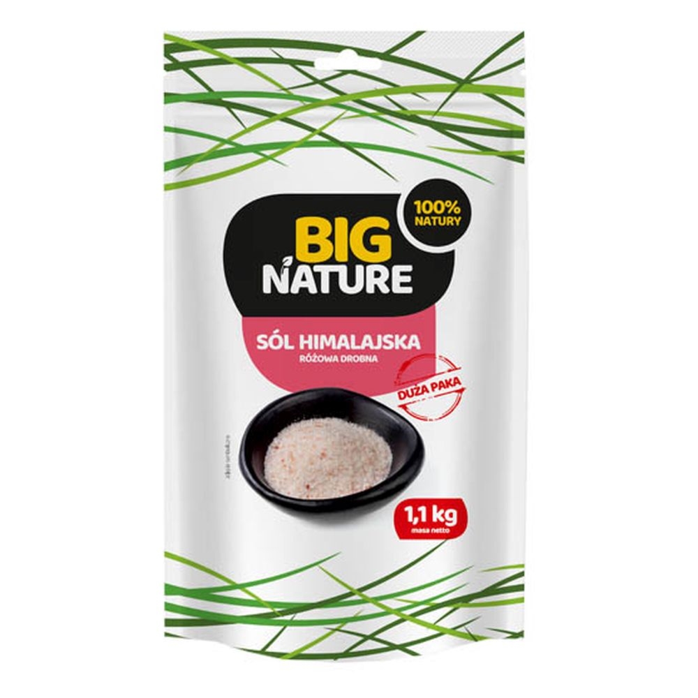 Sól Himalajska Różowa Drobna 1,1 kg  - Big Nature