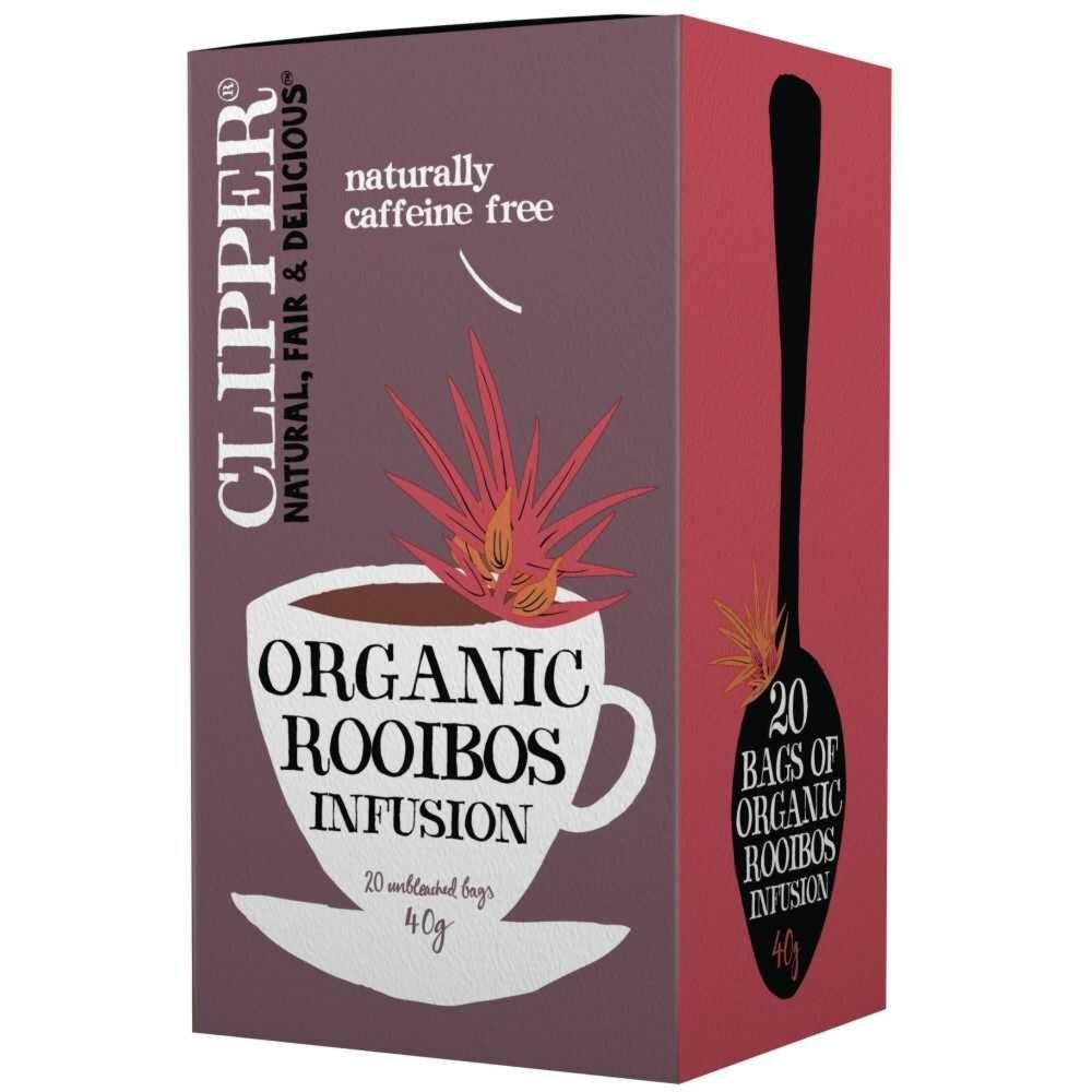 Herbatka Rooibos Bio (20x 2 g) 40 g - Clipper