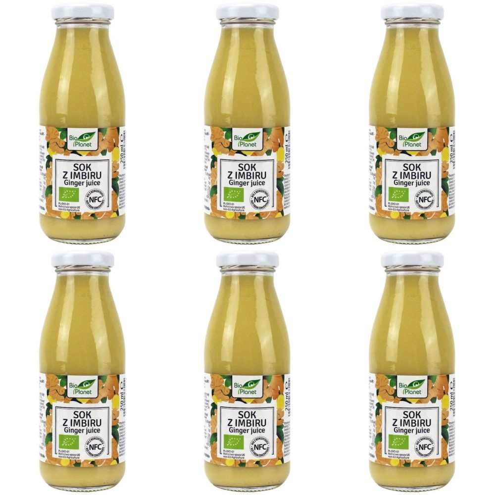 6 x Sok z Imbiru NFC Bio 250 ml - Bio Planet
