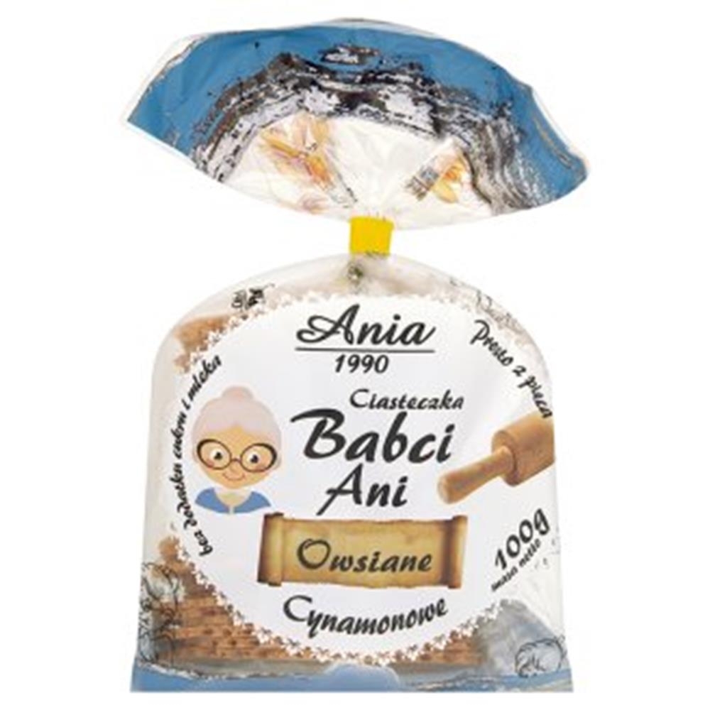 Ciasteczka Owsiane Cynamonowe 100 g - Ania