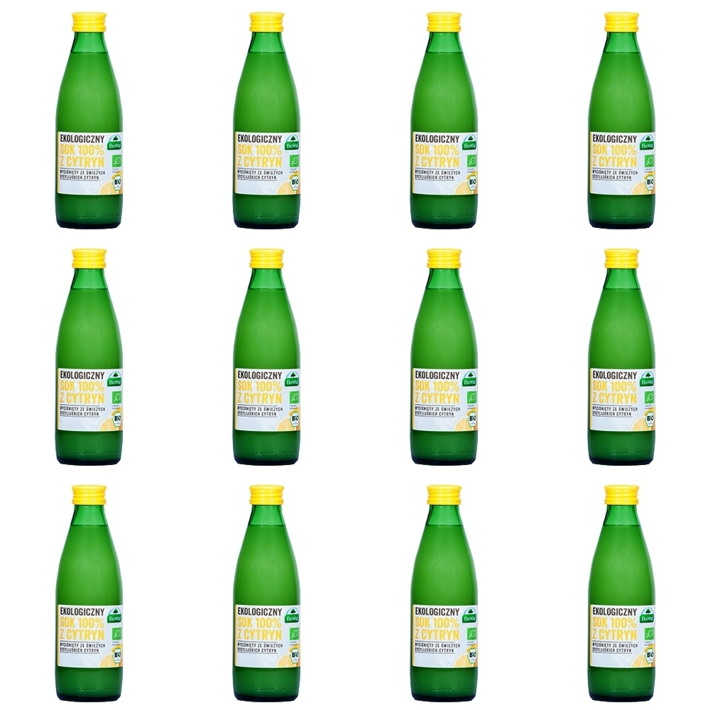 12 x Sok z cytryn Bio 250 ml Ekowital