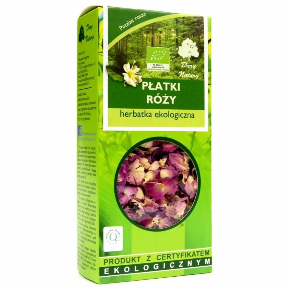 Płatki Róży Herbatka Eko 20 g - Dary Natury