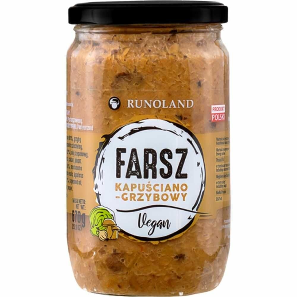 Farsz Kapuściano Grzybowy 670 g - Runoland