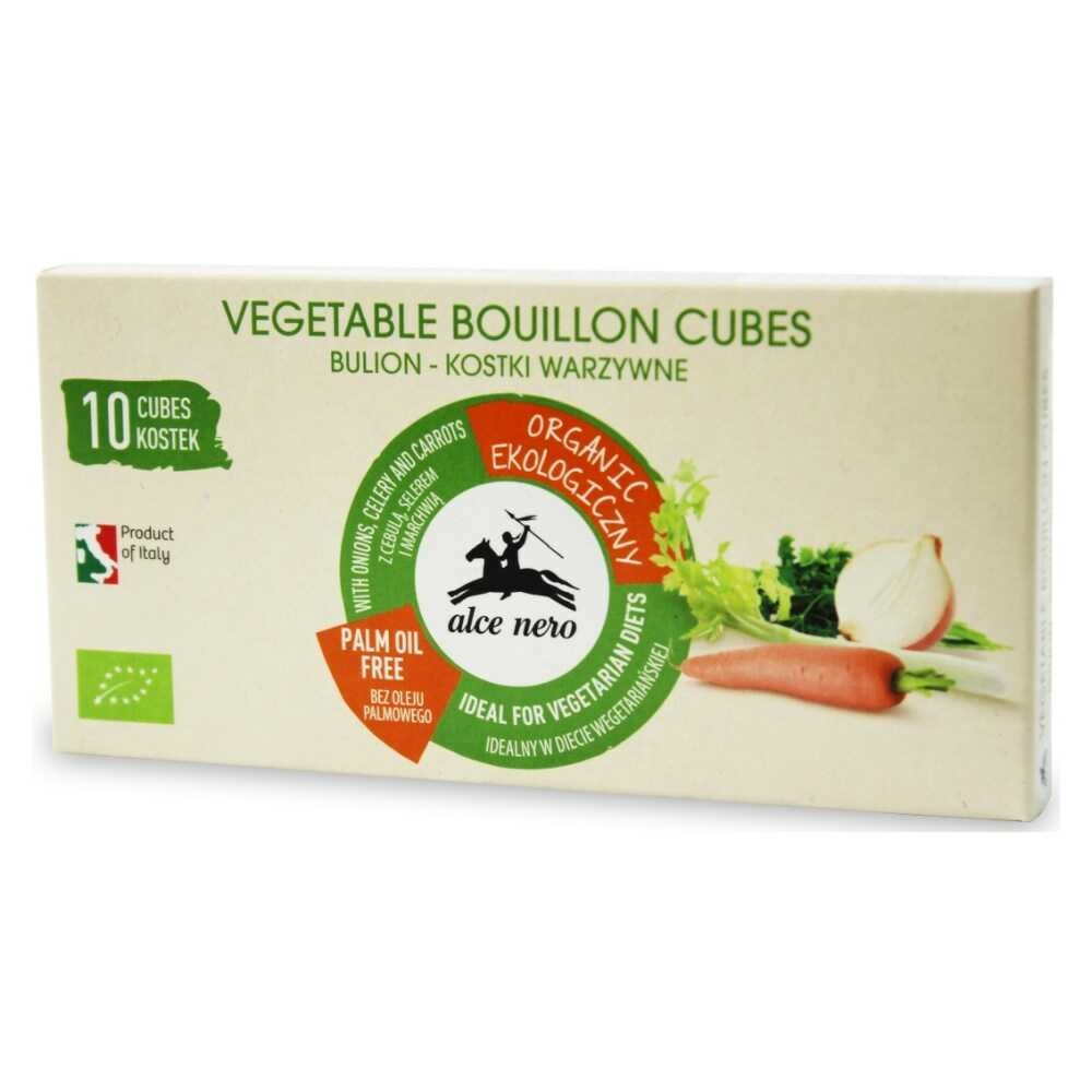 Kostki Warzywne Bio 100 g (10x 10 g)  - Alce Nero - Buliony Warzywne w Kostkach