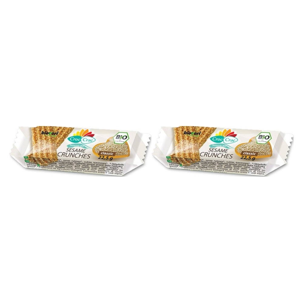 2 x Sezamki Classic Bio 22,5 g - Croc Crac