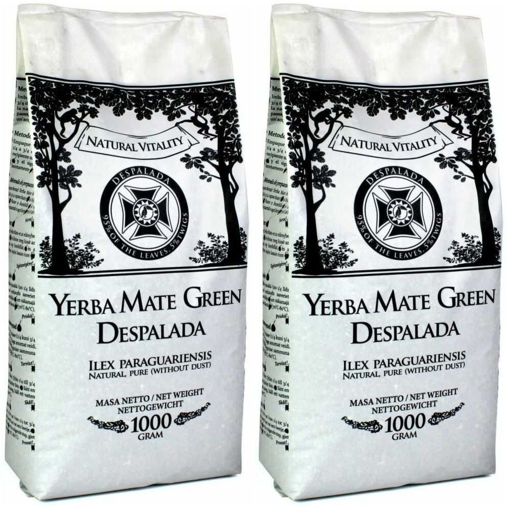 2 x Yerba Mate Green Despalada 1 kg