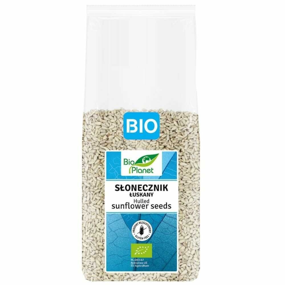 Słonecznik Łuskany Bezglutenowy Bio 800 g - Bio Planet