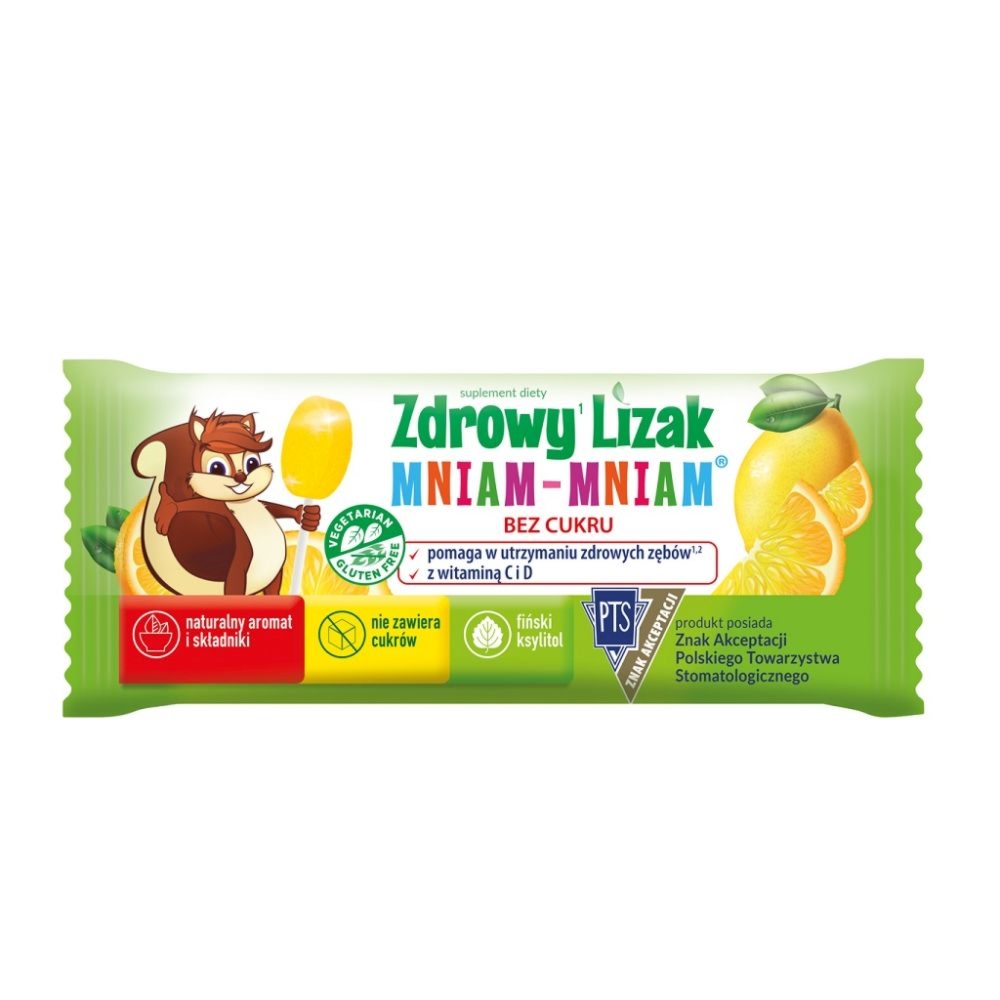 Zdrowy Lizak Mniam - Mniam CYTRYNA Łezka - Starpharma