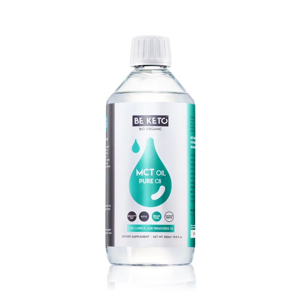 Olej MCT 100% Pure C8 BIO 500 ml - Beketo