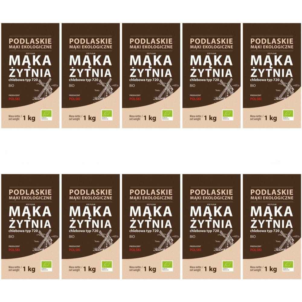 10 x Mąka Żytnia Chlebowa Bio 1 kg - Biolife