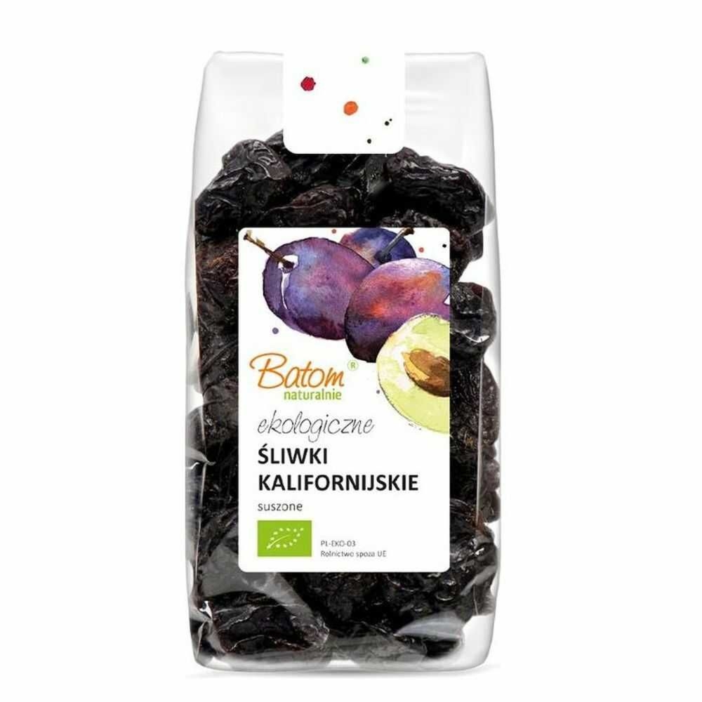 Śliwki Kalifornijskie Suszone Bez Pestek BIO 500 g - Batom