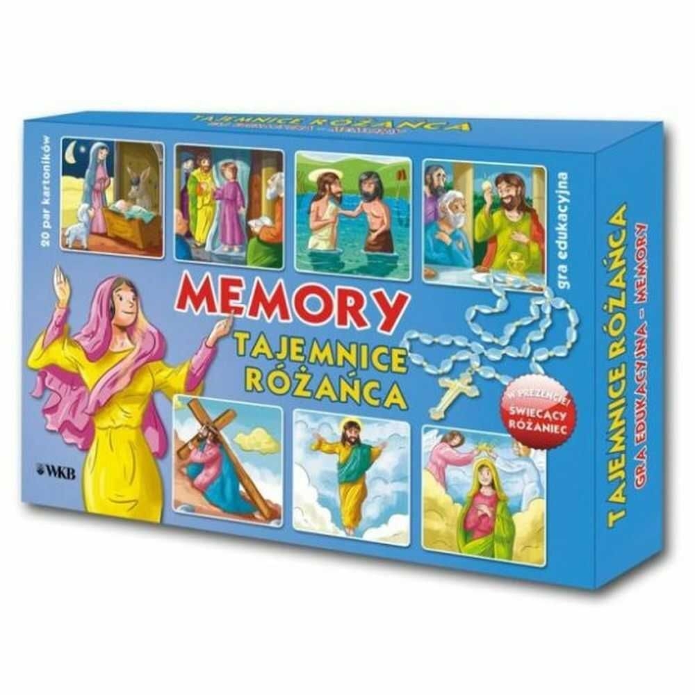 Tajemnice Różańca Gra Memory +Świecący Różaniec w Prezencie