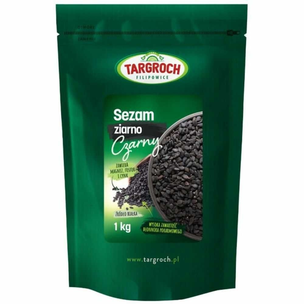 Sezam Czarny Ziarno 1 kg - Targroch