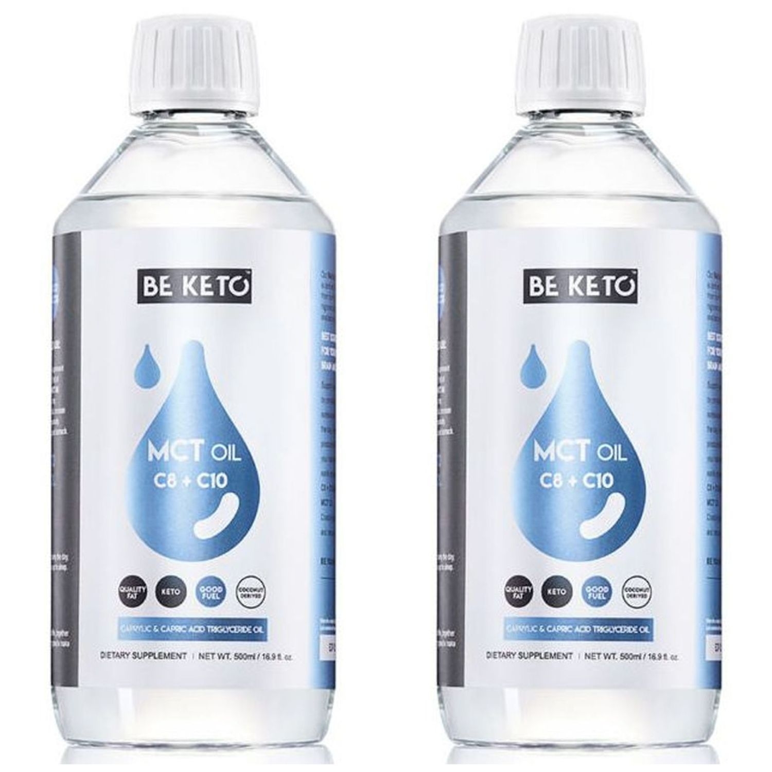 2 x Olej MCT C8 + C10 500 ml - Beketo