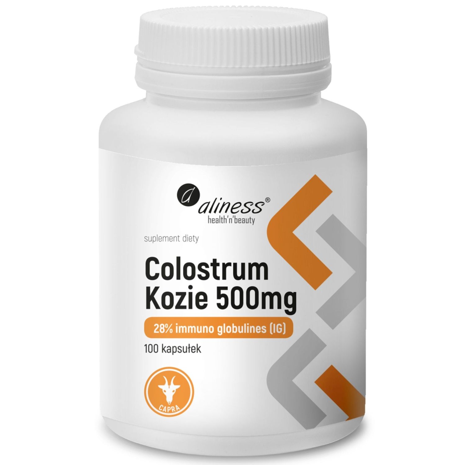 Colostrum Kozie 100 Kapsułek - Aliness