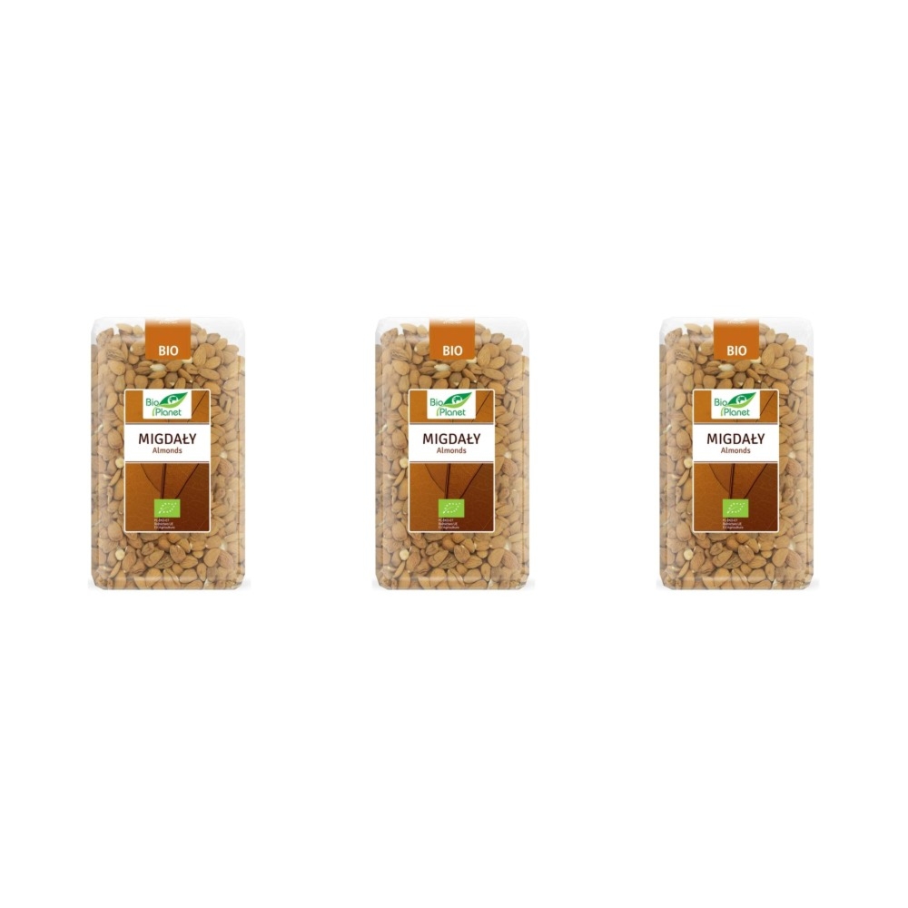 3 x Migdały Bio 1 kg - Bio Planet