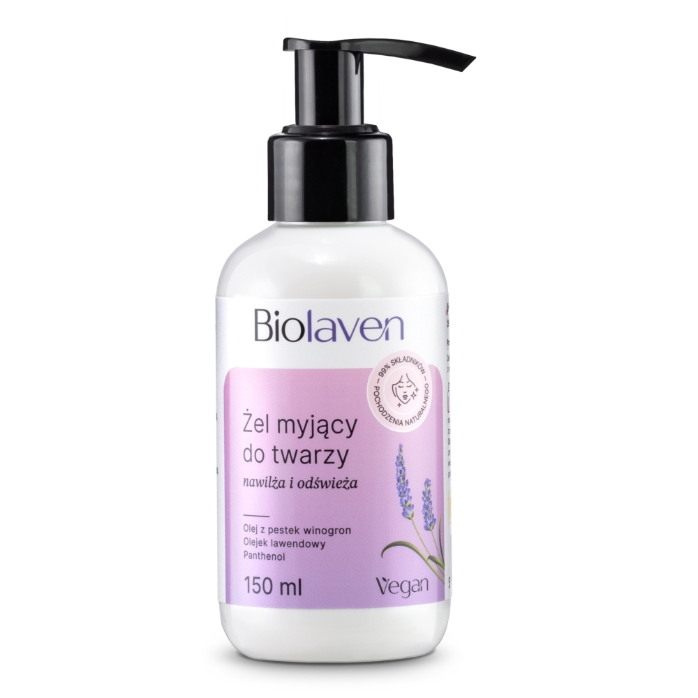 Żel Do Mycia Twarzy Nawilżająco - Odświeżający 150 ml - Biolaven