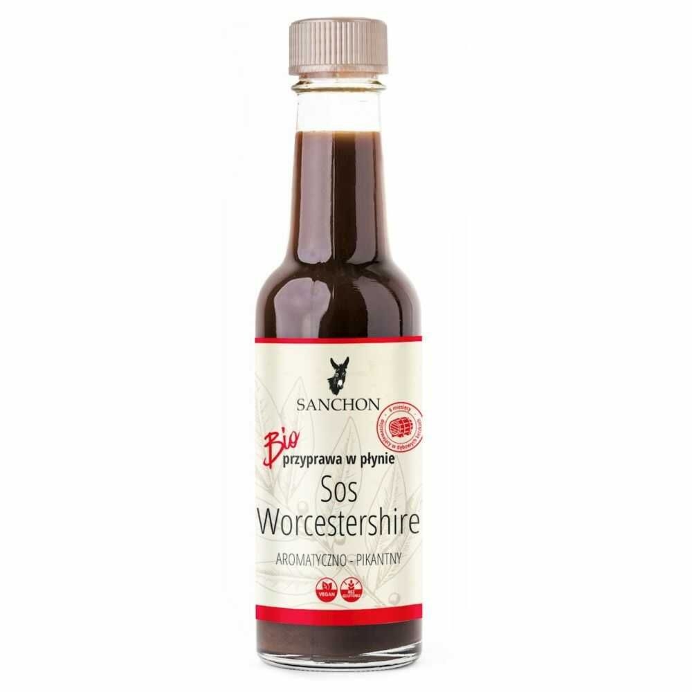 Sos Worcestershire Wegański Bio 140 ml - Sanchon