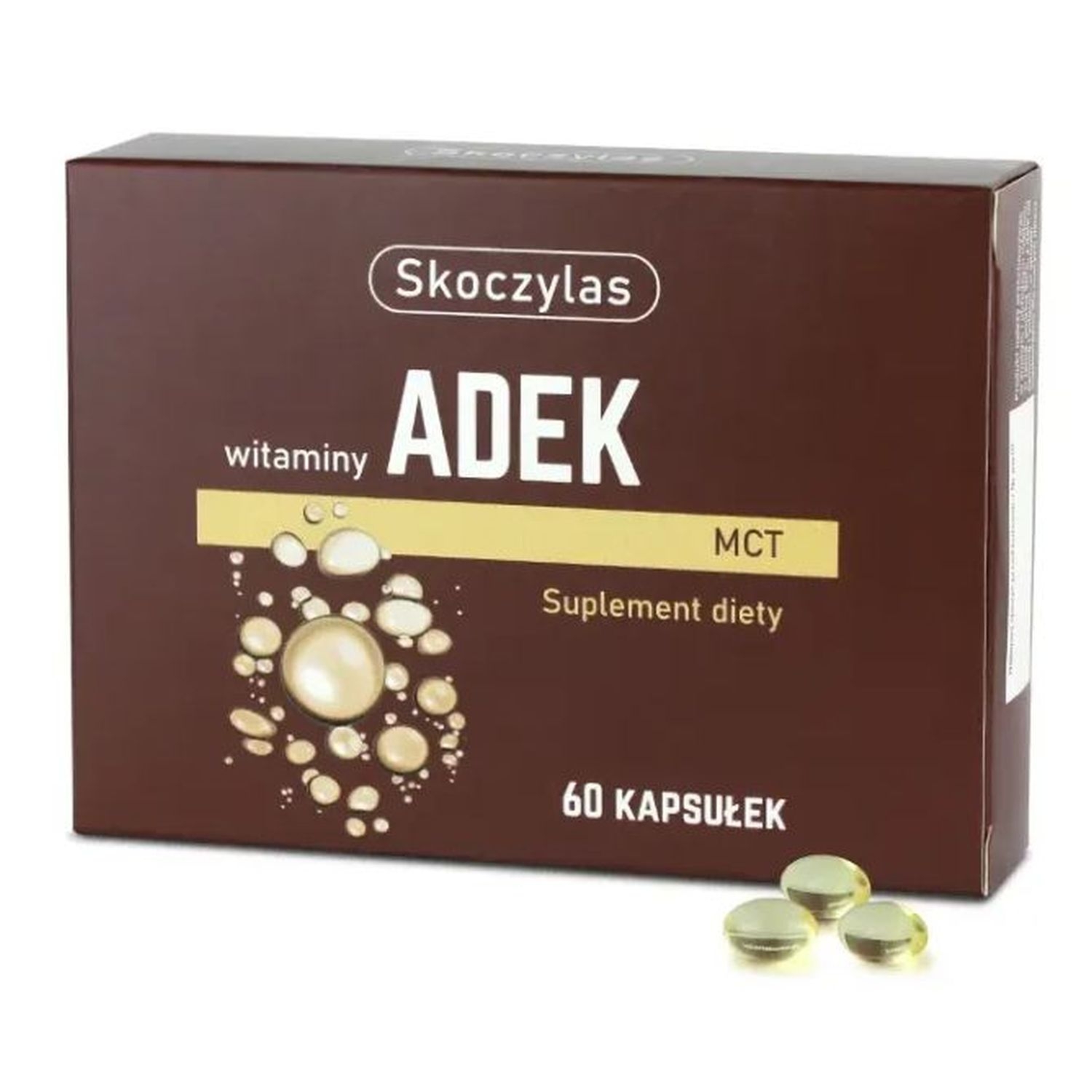 Witaminy ADEK MCT 60 Kapsułek - Skoczylas
