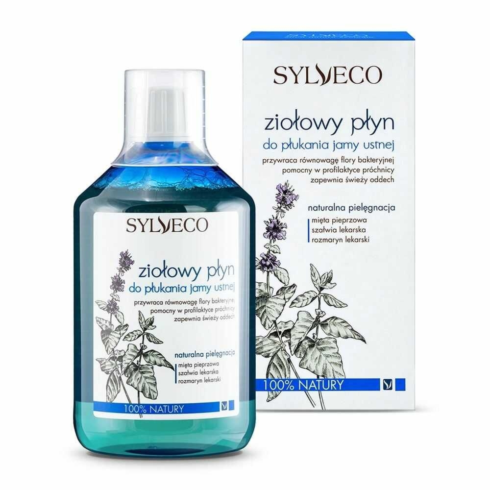 Ziołowy Płyn do Płukania Jamy Ustnej 500 ml - Sylveco
