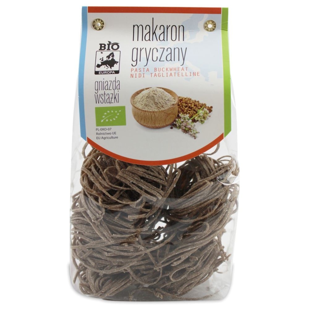 Makaron Gryczany Gniazda Wstążki Bio 250 g - Bio Planet