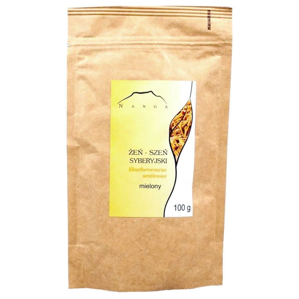 Żeń-Szeń Syberyjski Korzeń Mielony 100 g - Nanga