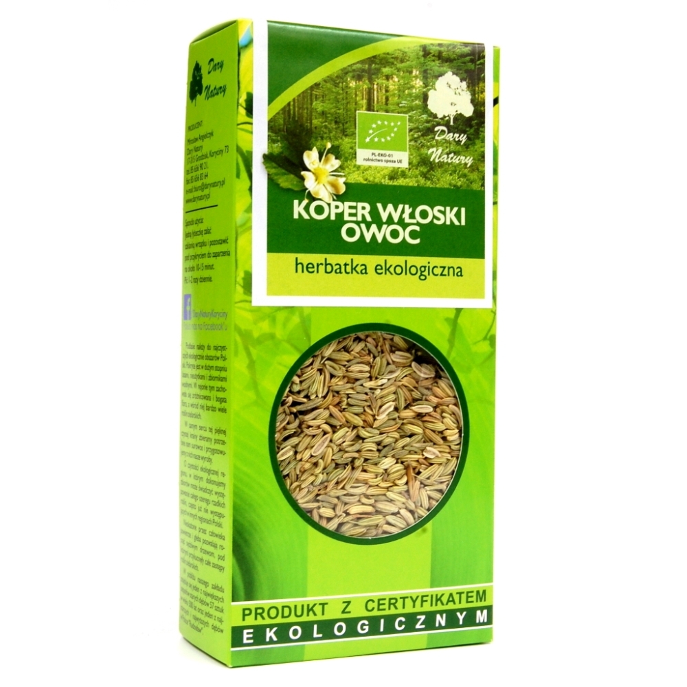 Koper Włoski Owoc Herbatka EKO 50 g - Dary Natury