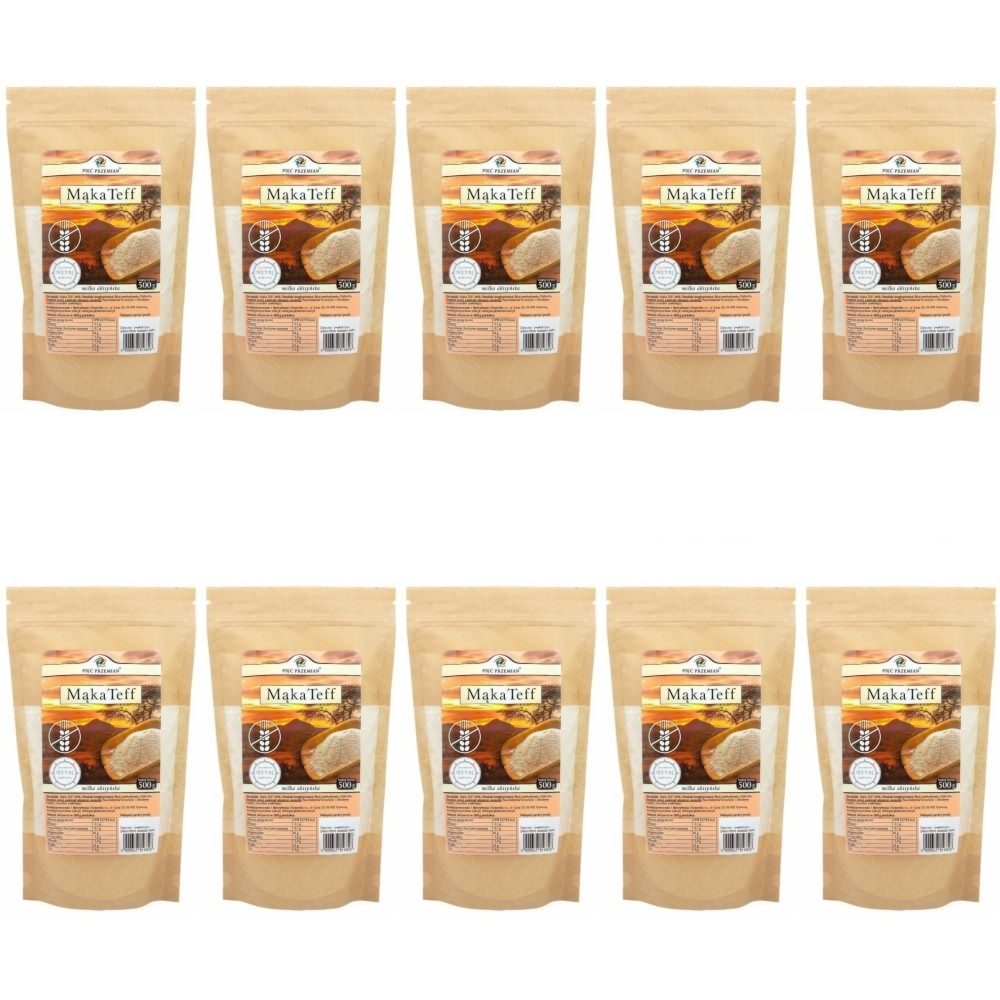 10 x Mąka z TEFF Bezglutenowa 500 g - Simpatiko