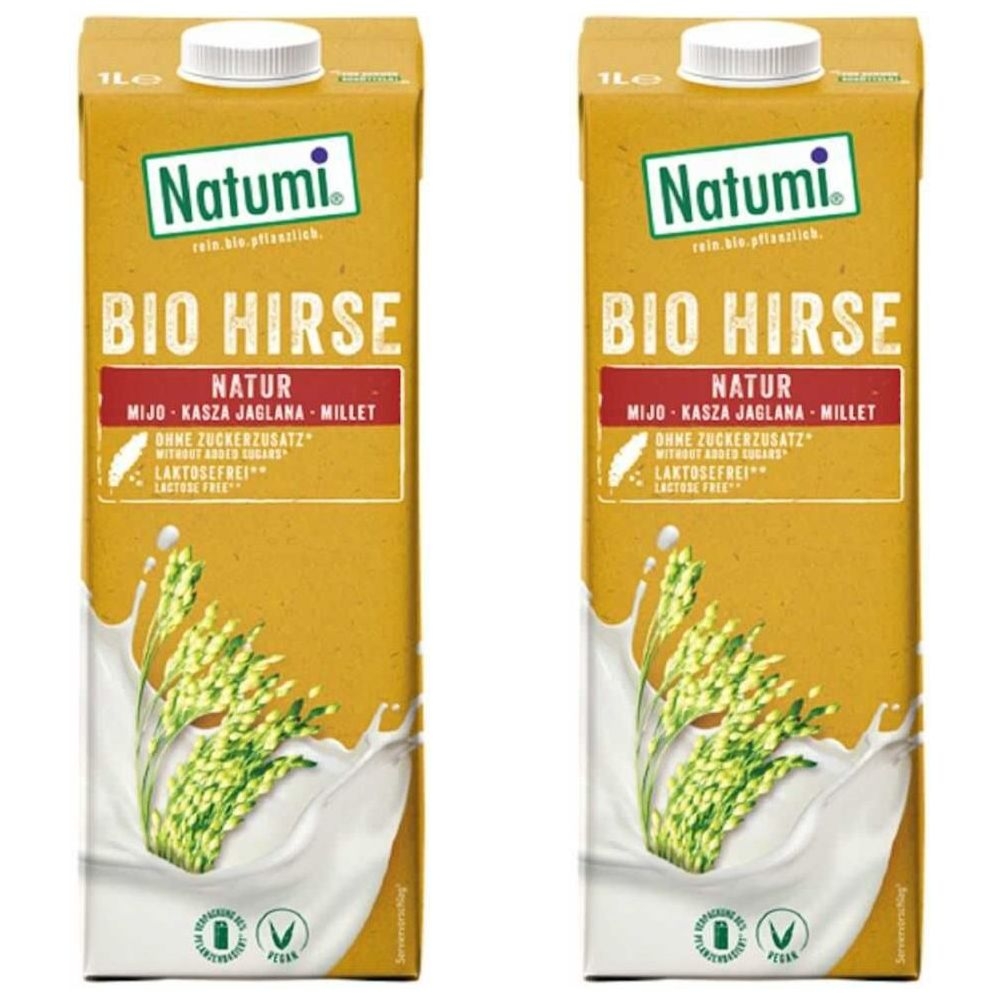 2 x Napój Jaglany Bezglutenowy Bio 1 L Natumi UHT