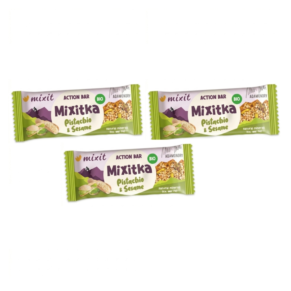 3 x Mixitka BIO Sezam i Pistacje 34 g - Mixit