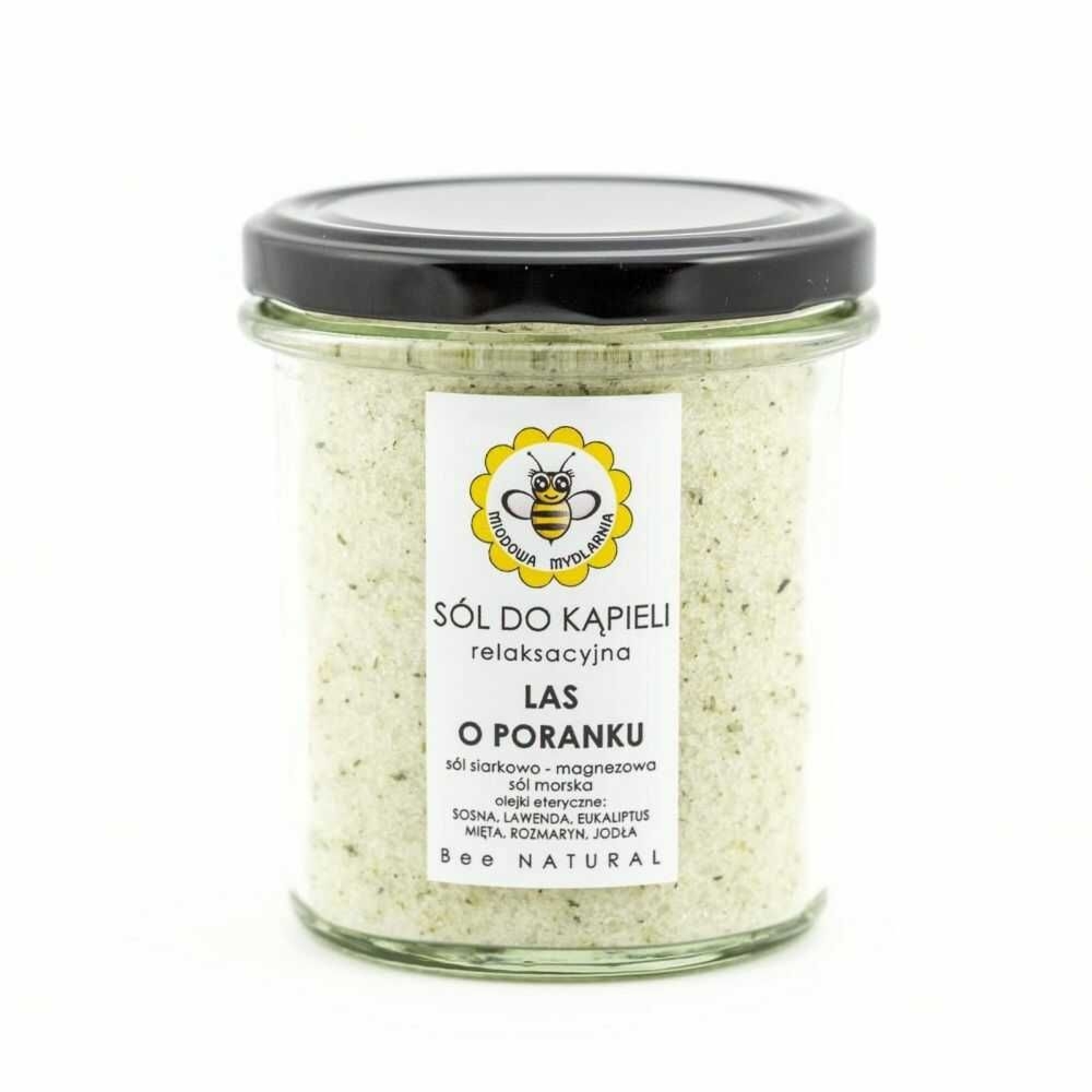 Sól do Kąpieli Relaksująca LAS O PORANKU 350 g - Miodowa Mydlarnia
