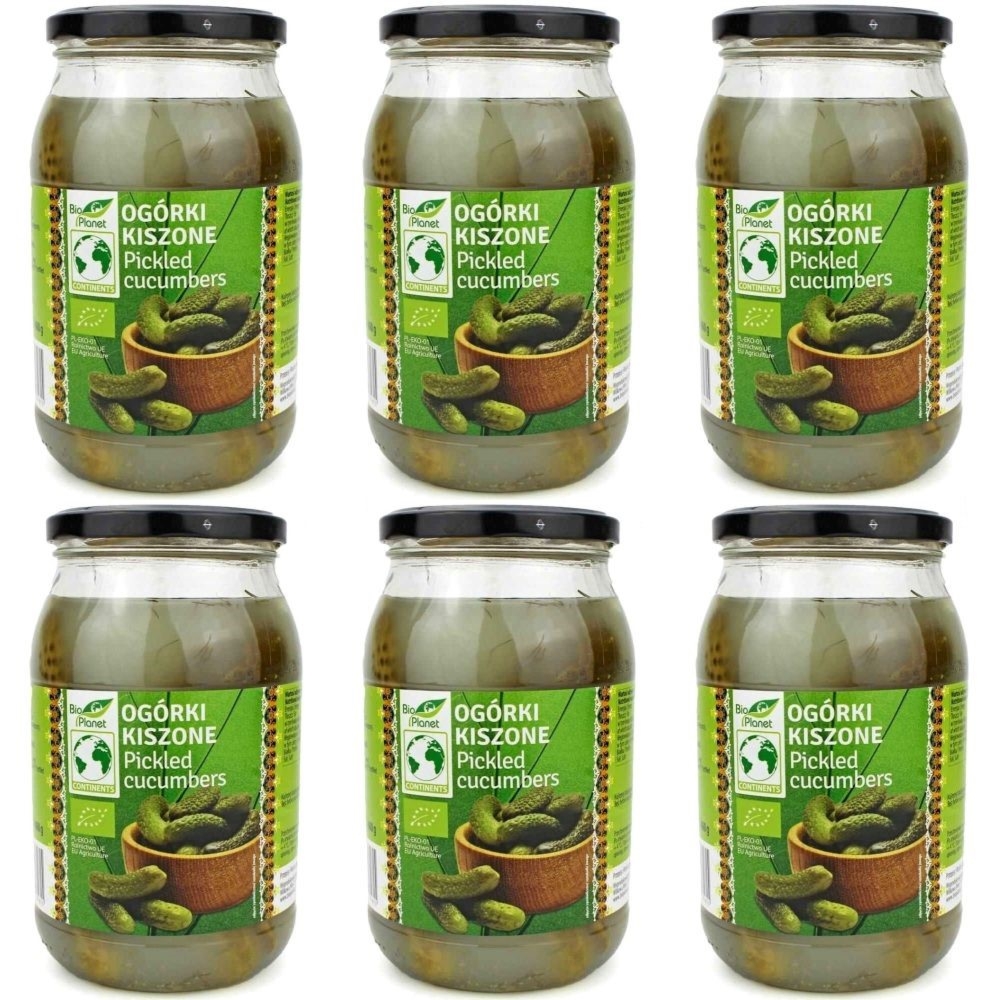 6 x Ogórki Kiszone Bio 820 g/460 g - Bio Europa
