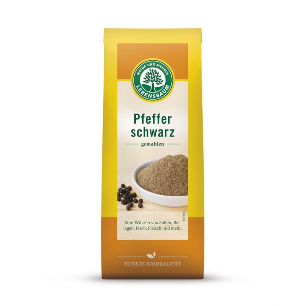 Pieprz Czarny Mielony Bio 50 g Lebensbaum