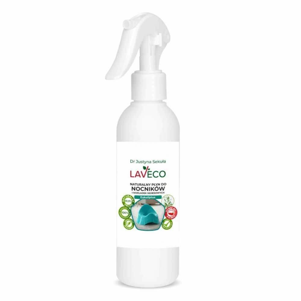 Naturalny Płyn do Mycia Nocników i Nakładek Sedesowych Eukaliptus 200 ml - Laveco