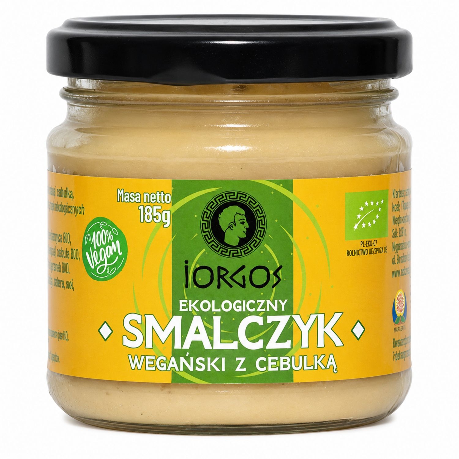 Smalczyk Wegański z Cebulką EKO 185 g - Iorgos