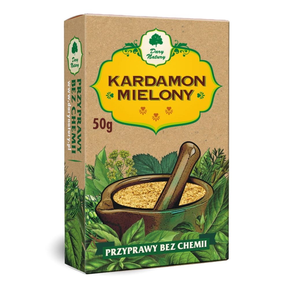 Kardamon Mielony 50 g - Dary Natury