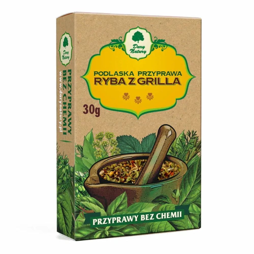 Podlaska Przyprawa Ryba z Grilla 30 g - Dary Natury