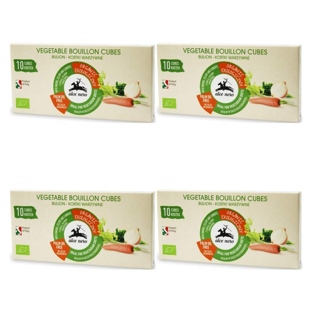 Zestaw 4 x Kostki Warzywne Bio 100 g - Alce Nero