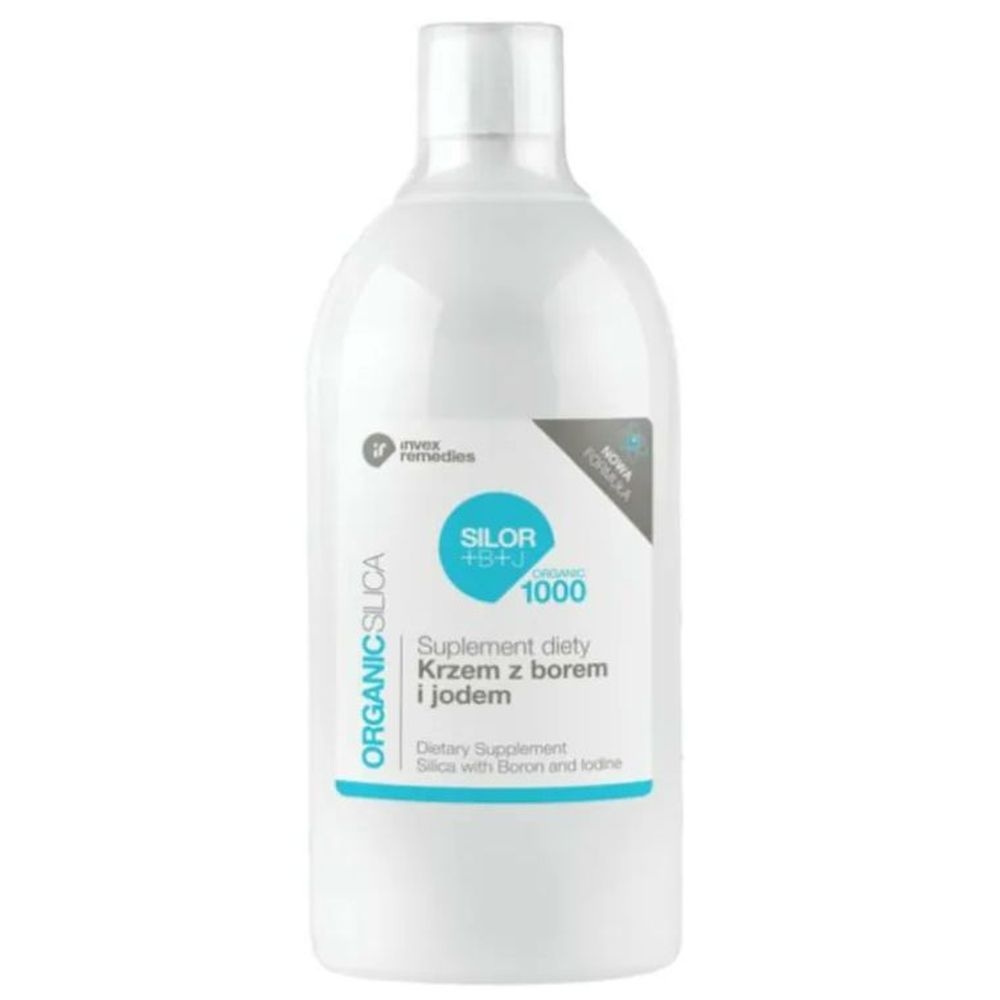 SILOR+B+J Organic 1000 Krzem z Borem i Jodem 1 l - Invex Remedies
