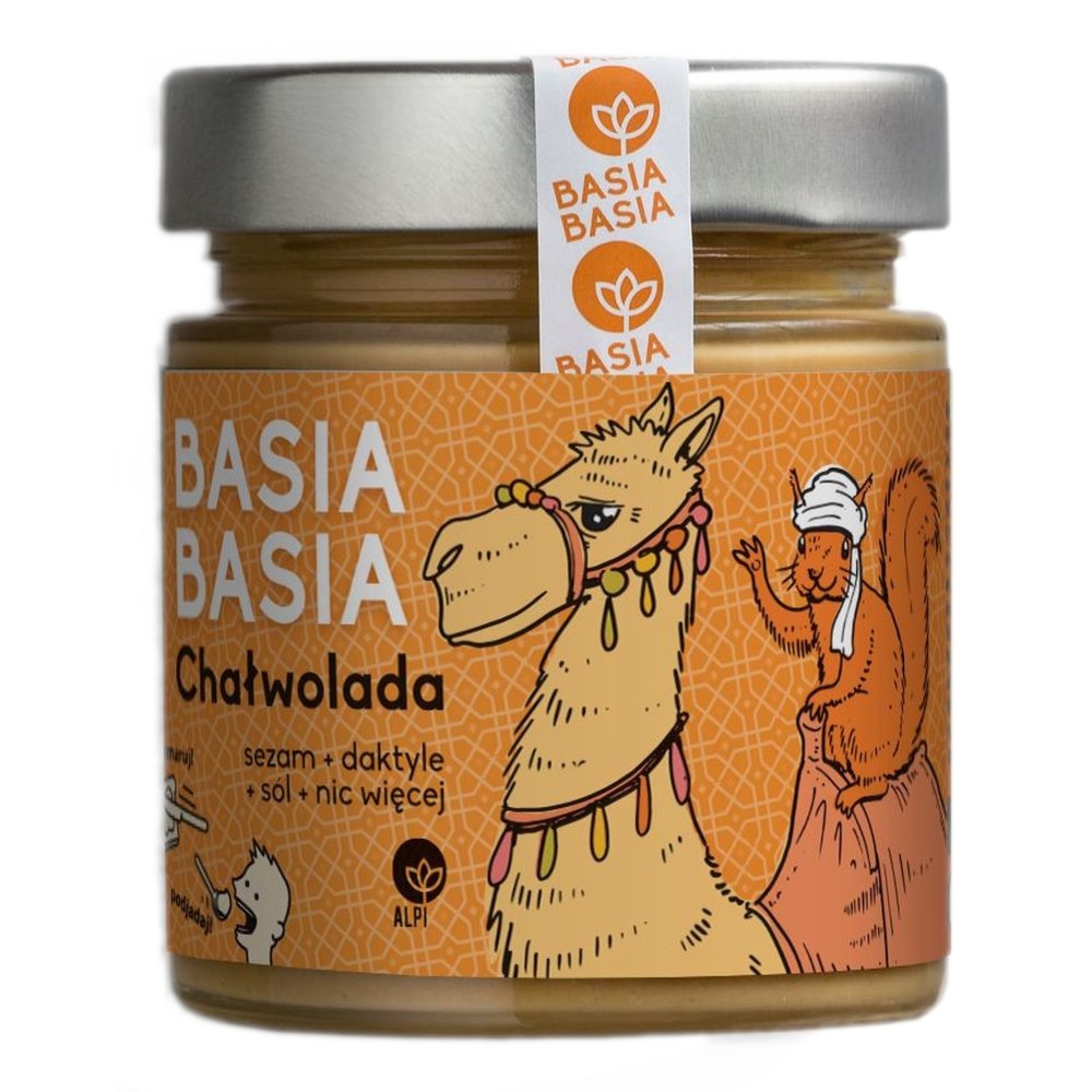 Krem Sezamowo- Daktylowy Chałwolada 210 g - Basia Basia